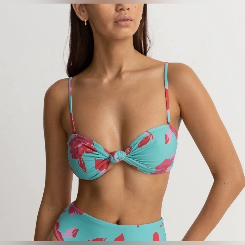 NWT - Rhythm Inferna Floral Knotted Bandeau Top -6/XS